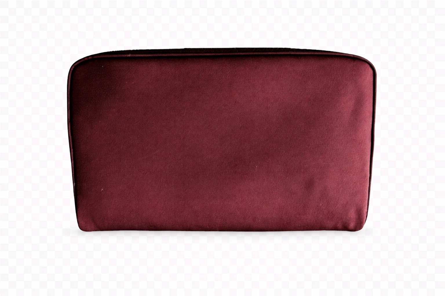 Plain Rexine Zipper Jewelry Bag - Image 5