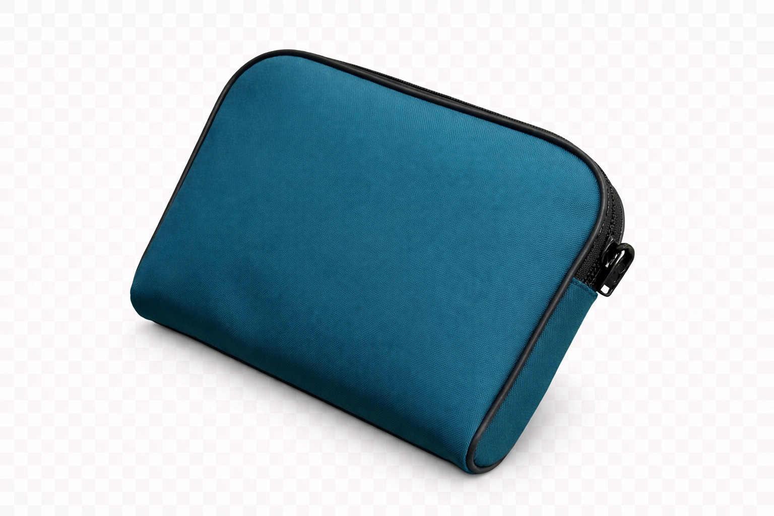 Plain Rexine Zipper Jewelry Bag - Image 4