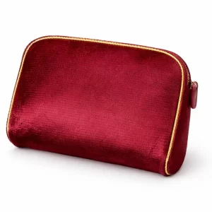 Red Rexine Jewelry Bag