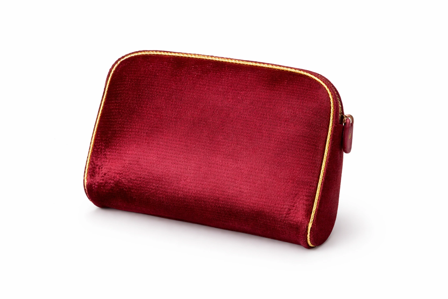 Red Rexine Jewelry Bag
