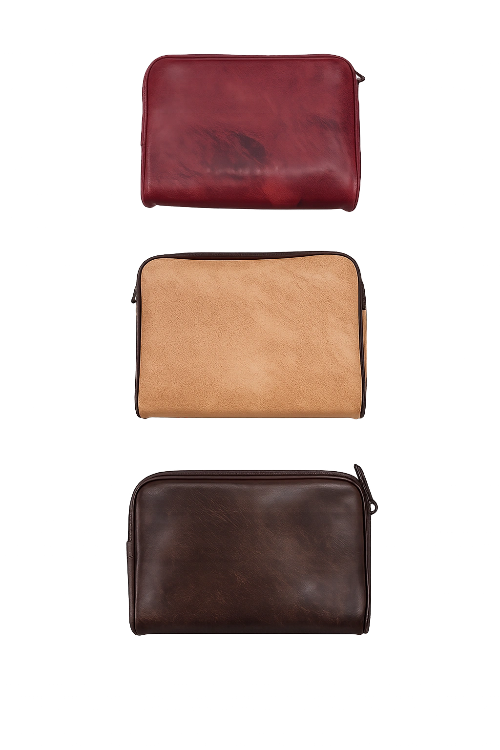 Brown Rexine Jewelry Bag - Image 2