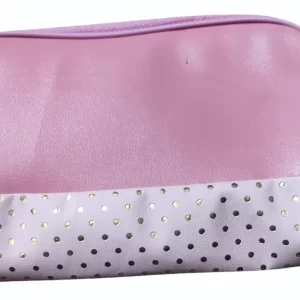 Pink Rexine Jewelry Pouches