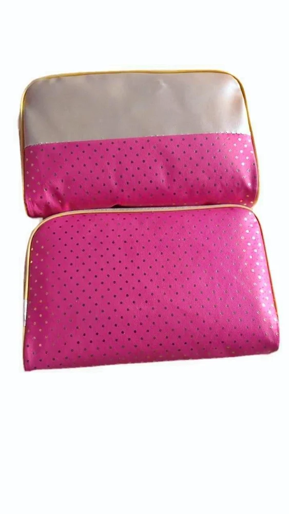 6.25inch Zipper Rexine Jewelry Pouches