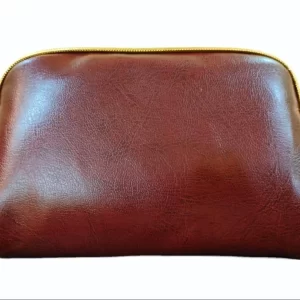 Plain Rexine Zipper Jewelry Bag