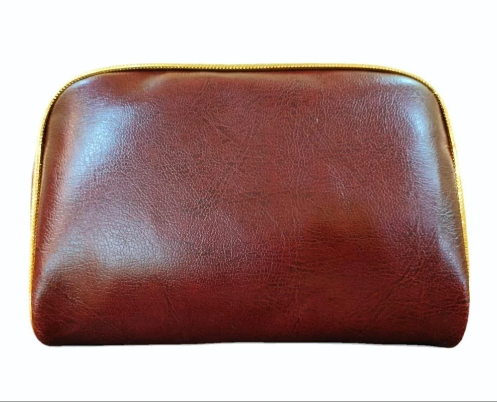 Plain Rexine Zipper Jewelry Bag