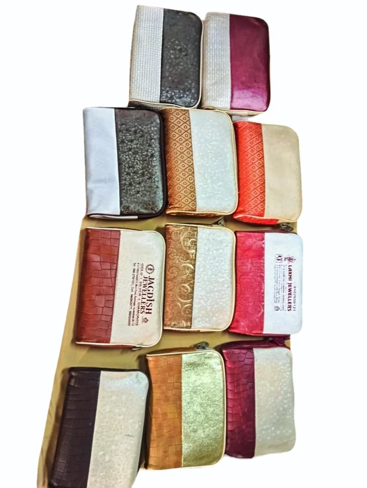 6.25inch Rectangular Zipper Jewelry Pouches - Image 4